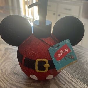 Disney Mickey holiday soap dispenser